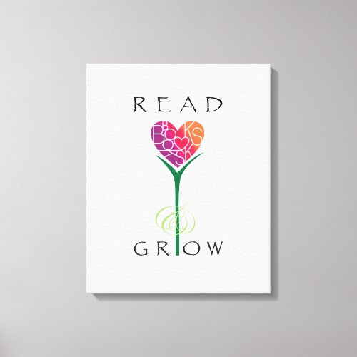 Lovers Heart Read Books  Grow Canvas