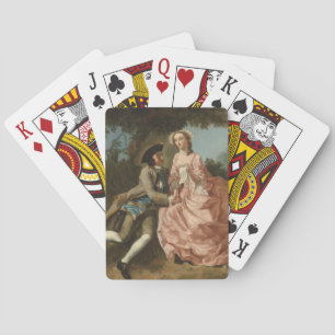 Lovers in a Landscape (Romantic Couple) Poker Cards
