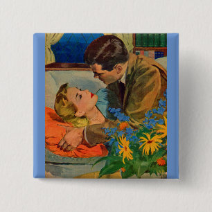 Lovers in Love Pinback Button