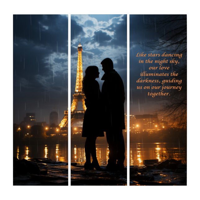 Lovers in Paris Triptych (Front)