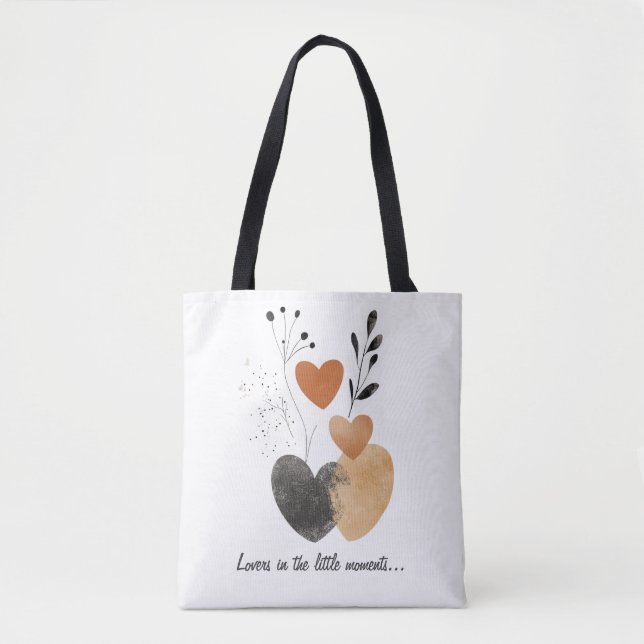 Lovers in the little moments -  Boho love Tote bag (Front)