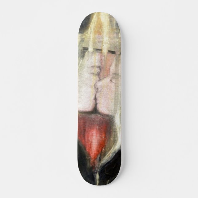 Lovers Kiss2 Skateboard Deck (Front)