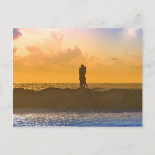 Lovers Kiss Postcard