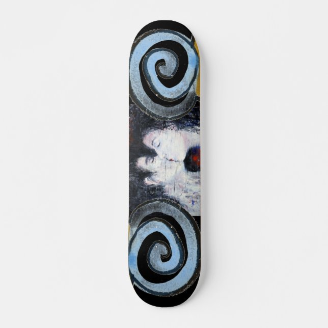 Lovers Kiss Skateboard Deck (Front)