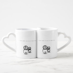 Lovers' mug Cute Couple Bunny