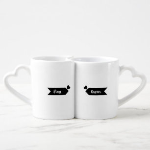 Lovers' mug king queen milk cup couple gifts