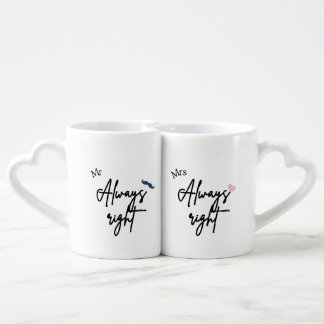 Lovers Mug Mr and Mrs always right