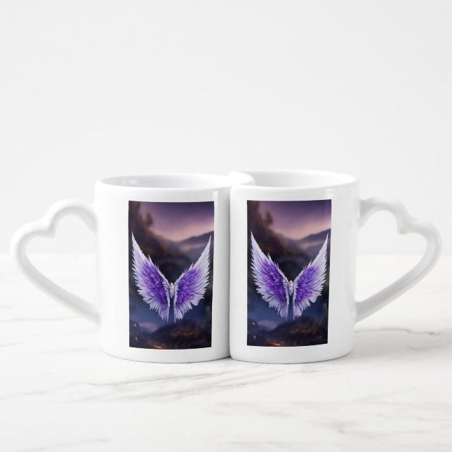 Lovers' mug Set Beautiful and perfect small angel  (Front Nesting)