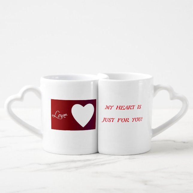 Lovers' Mug Set - Valentine (Front Nesting)