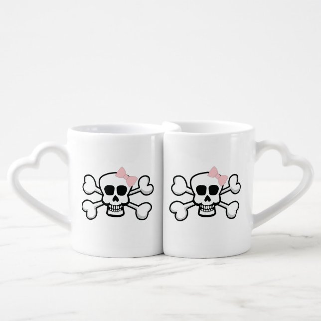 Lovers' mug Skull - Till Death do us part 2 female (Front Nesting)