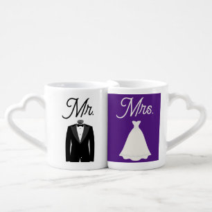 Lovers Mugs - Mr. & Mrs. - Tuxedo and Gown