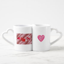 Lovers Mugs with "Love & hearts"