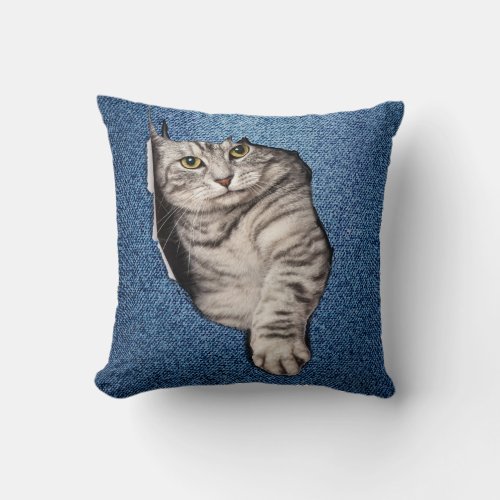 Lovers of Housepets Throw Pillow