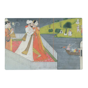 Lovers on a Terrace, c.1780-1800 Placemat