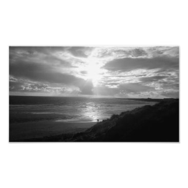 Lovers on the beach black and white print Lovers on the beach black and white print