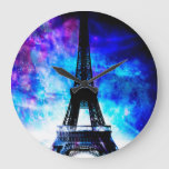Lovers Parisian Creation Dreams Large Clock at Zazzle