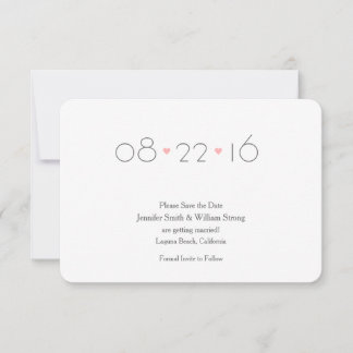 (Lover's} Save the Date Announcement