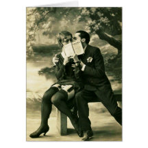 Lovers Secrets Sexy Vintage Pin-Up Couple Love