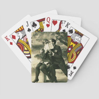 Lovers Secrets Sexy Vintage Pin-Up Couple Love Poker Cards
