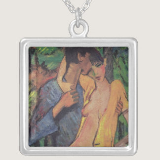 Lovers Silver Plated Necklace