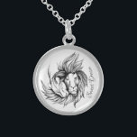 Lovers Sterling Silver Necklace<br><div class="desc">Lovers. Designed by hand drawing of Hong Diep Loi - artist painter</div>