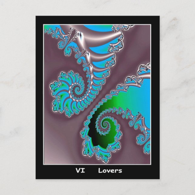 Lovers Tarot Card (Front)