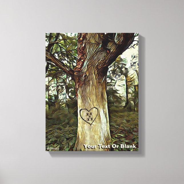 Lovers' Tree Canvas Print (Front)