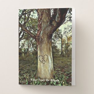 Lovers' Tree Pocket Folder