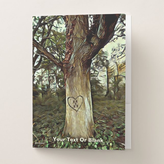 Lovers' Tree Pocket Folder (Front)