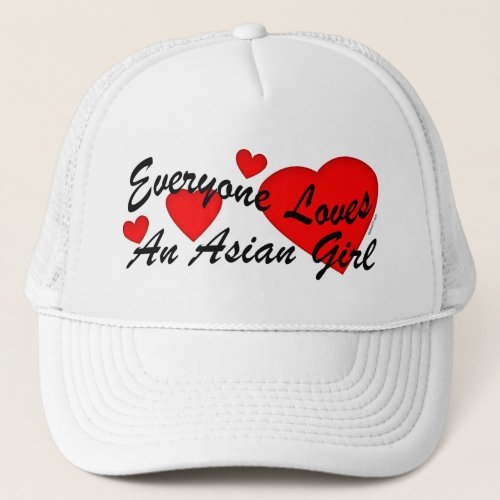 Loves Asian Girl Hat