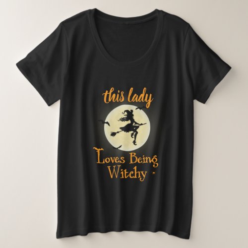 Loves Being Witchy Plus Size T_Shirt