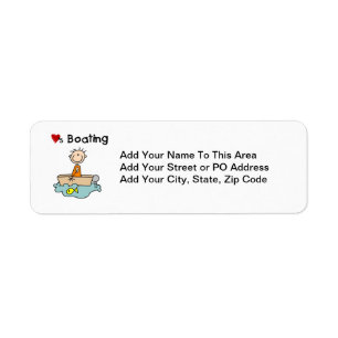 Loves Boating Label