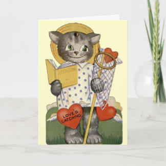 Love's Catching Valentine's Greeting Card