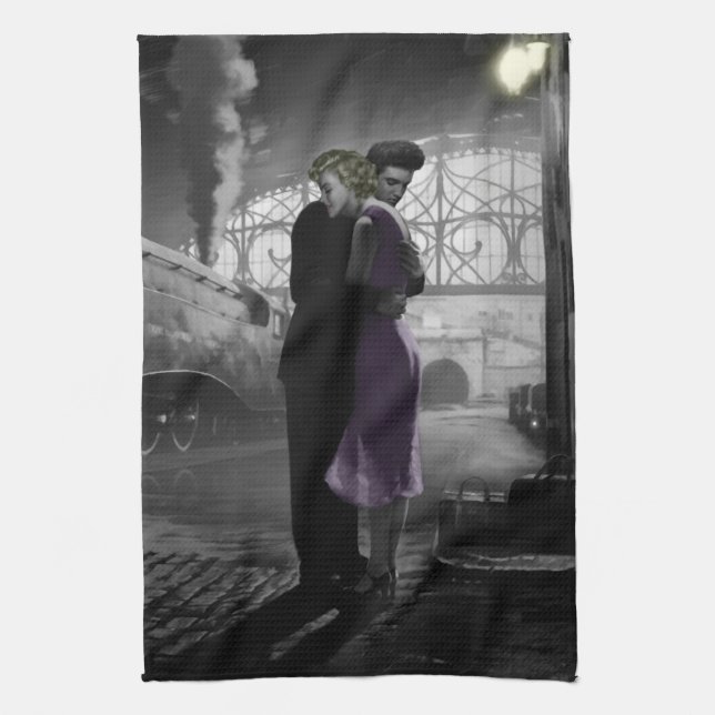 Love's Departure 2 Kitchen Towel (Vertical)