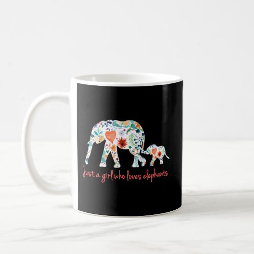 Loves Elephants Coffee Mug