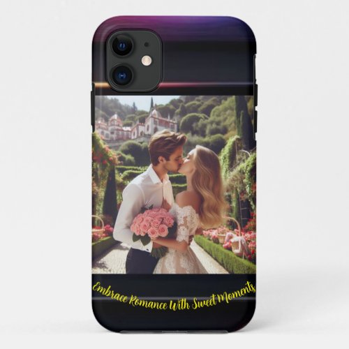 Loves Embrace Kissing Romance iPhone Case iPhone 11 Case