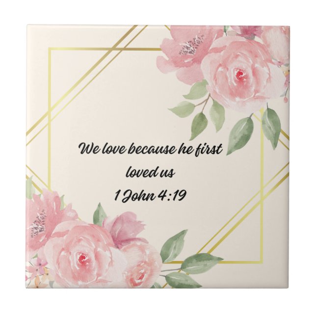 Love's Eternal Foundation Ceramic Tile (Front)