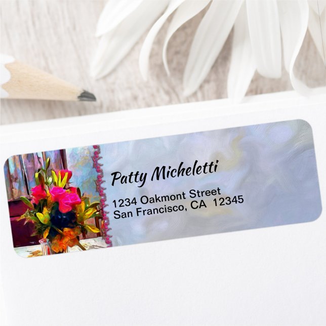 Love's Flowers PM0001 Address Label (Creator Uploaded)