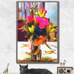 Love's Flowers PM0001 Canvas Print<br><div class="desc">Painting "Love's Flowers PM0001" Collection Take this work of art placed on premium Giclee-wrapped canvas and display in your home or office. It is printed at the highest resolution, preserving all its original detail and full-color spectrum. These canvases make for long-lasting, fade-resistant prints. Design created from my painting "Love's Flowers...</div>