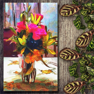 Love's Flowers PM0001 Original Canvas Print