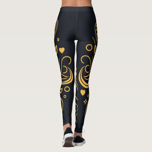 Love's Golden Thread Leggings (Back)