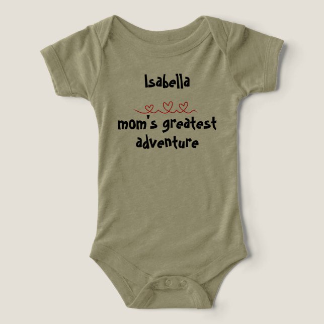 Love's Little Adventure -editable Infant T-shirt (Design Front)