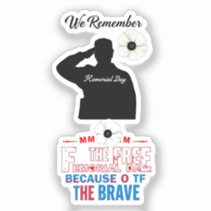 loves Memorial Day Sticker
