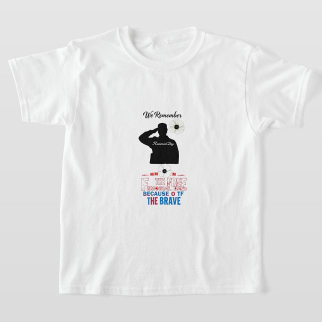 loves Memorial Day  T-Shirt (Laydown)