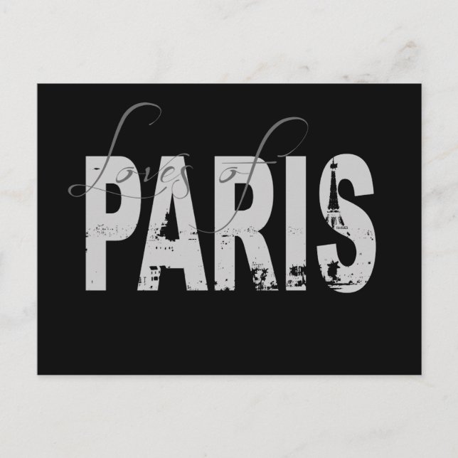 Loves of Paris Postcard (Front)