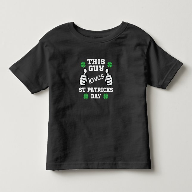 Loves St. Patricks day Toddler T-shirt (Front)