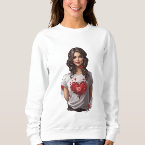 Loves Tapestry Unique Valentines Day T_Shirt De Sweatshirt