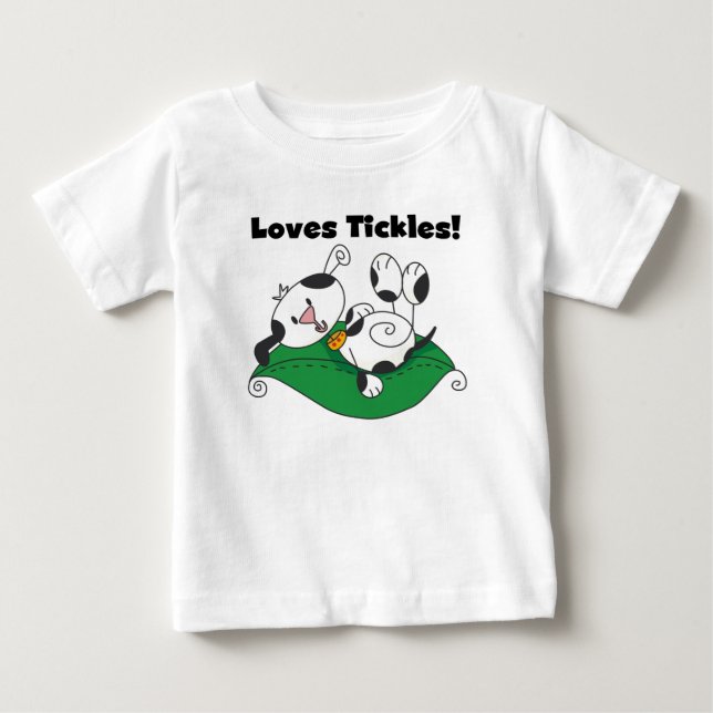 Loves Tickles T-shirts and Gifts (Front)