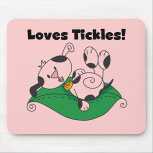 Loves Tickles T-shirts and Gifts Mouse Pad