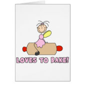 Loves To Bake Card (Front)